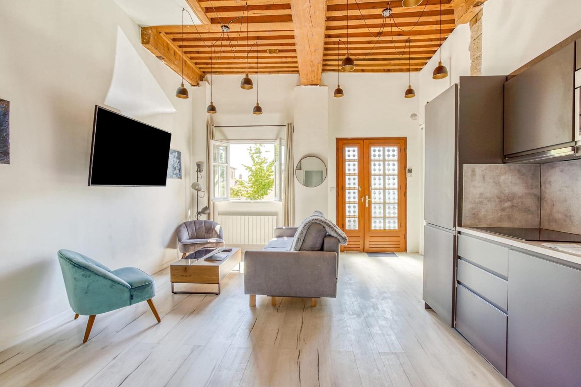Charming 6-Person Apartment Terreaux & Croix Rousse Area Lyon Dış mekan fotoğraf